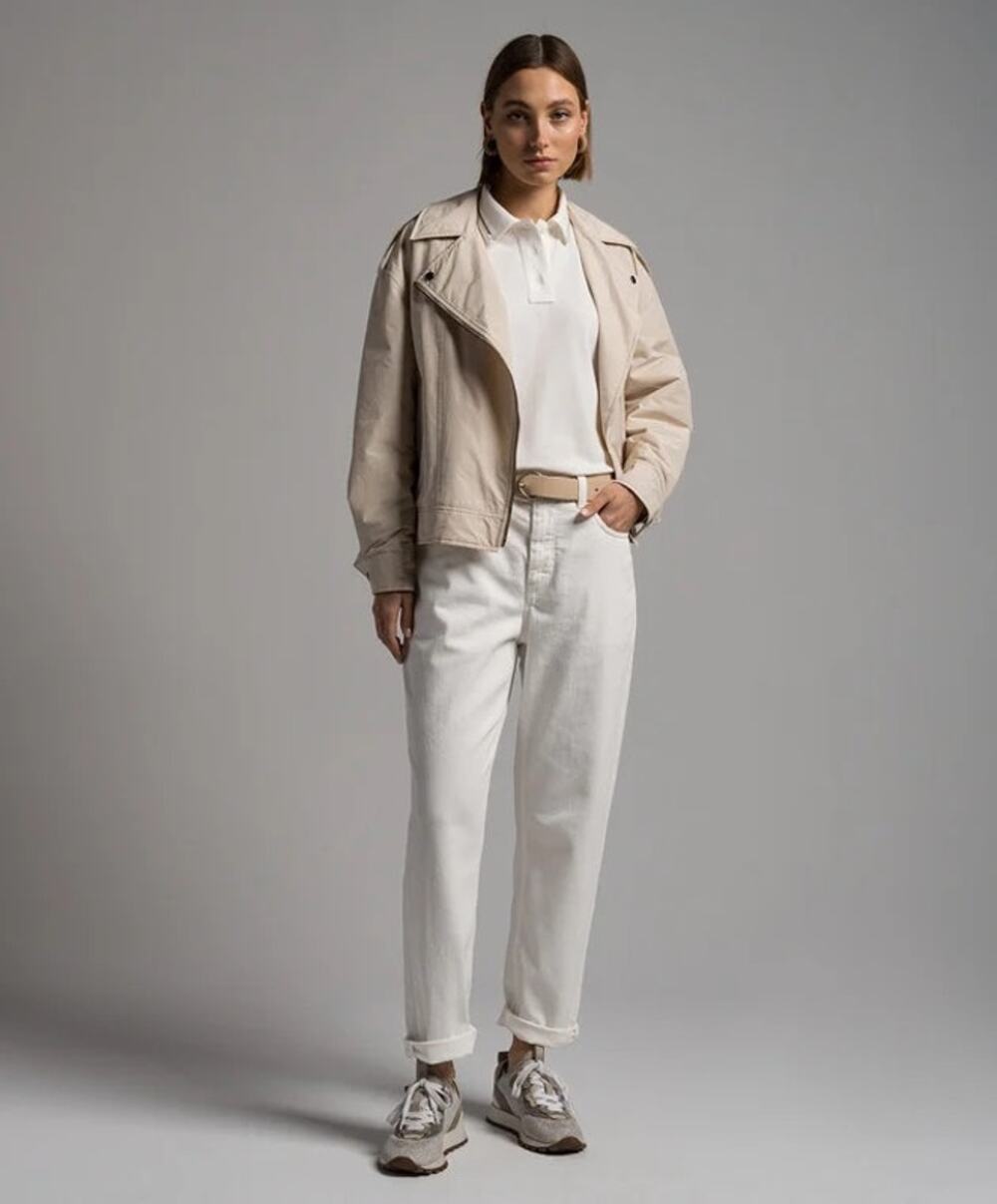 Brunello Cucinelli khaki cropped pants NWT. US sz 4